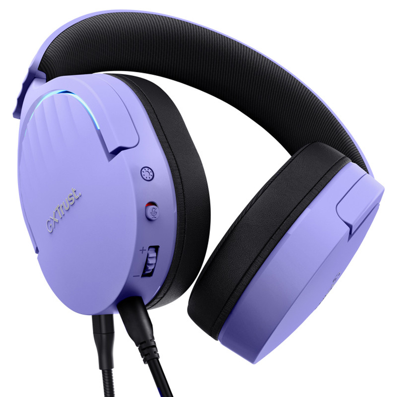 Micro Casque Gaming Trust GXT 490 FAYZO Violet en Tunisie