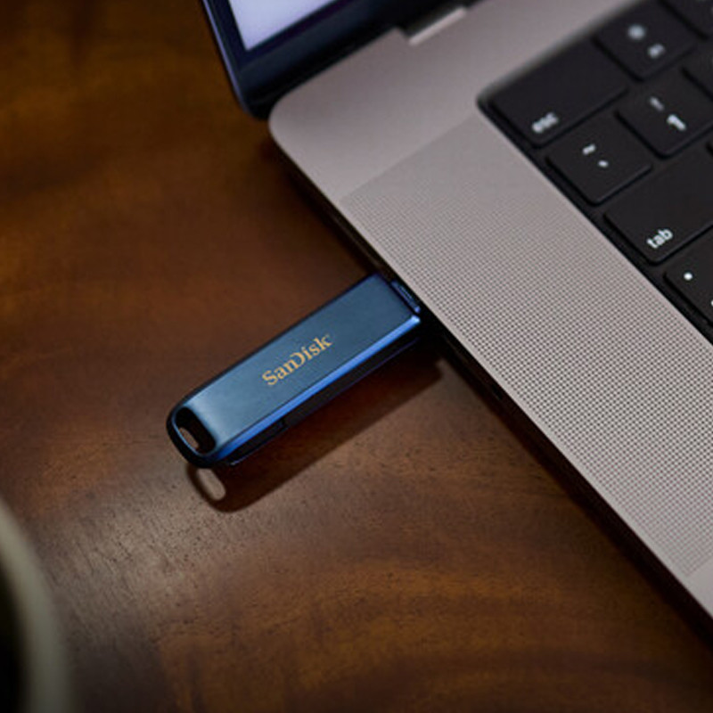 Clé USB Sandisk IXPAND Drive Type-C - Lightning 256Go Noir en Tunisie
