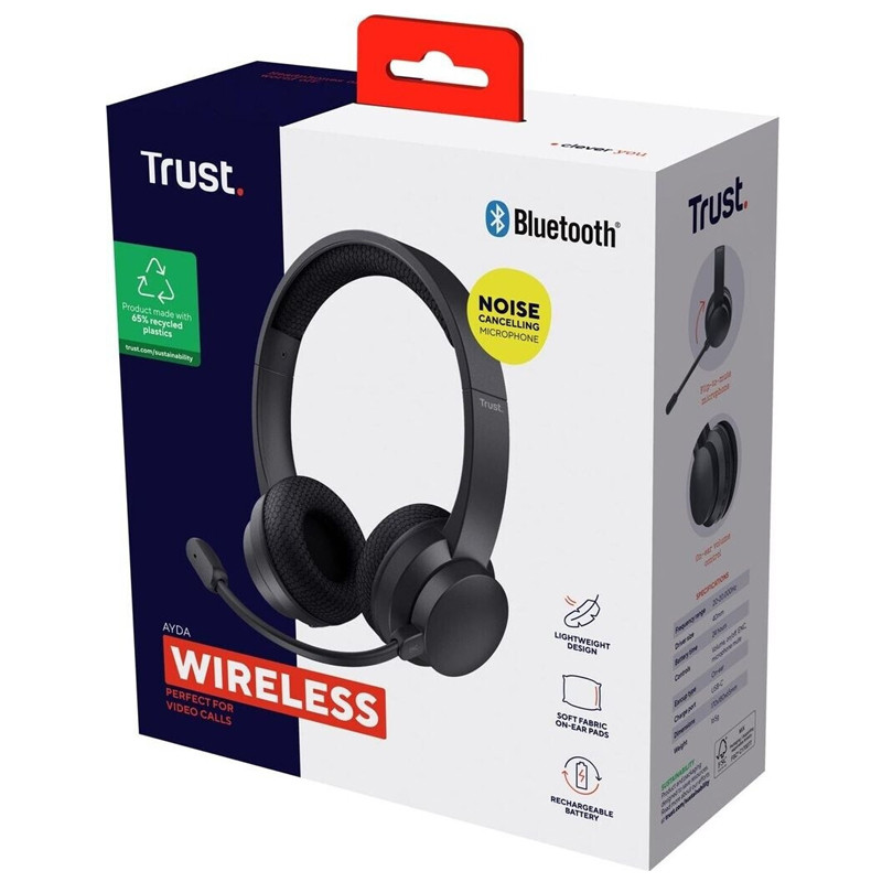 Micro Casque Gaming Trust Ayda ENC Noir en Tunisie