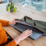 Sacoche Trust Bologna Ecologique Pour Pc Portable 16" Vert
