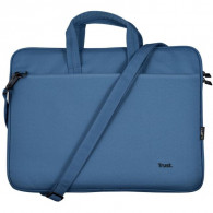 Sacoche Trust Bologna Ecologique Pour Pc Portable 14" Bleu