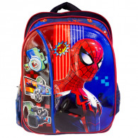 Sac à Dos Scolaire S20279 Spider Man 2 Bleu & Rouge