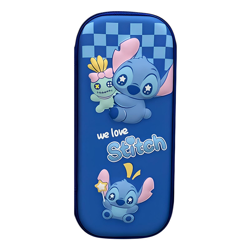 Trousse Scolaire Gerex We Love Stitch Bleu en Tunisie