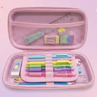 Trousse Scolaire Gerex Hello Kuromi Rose en Tunisie