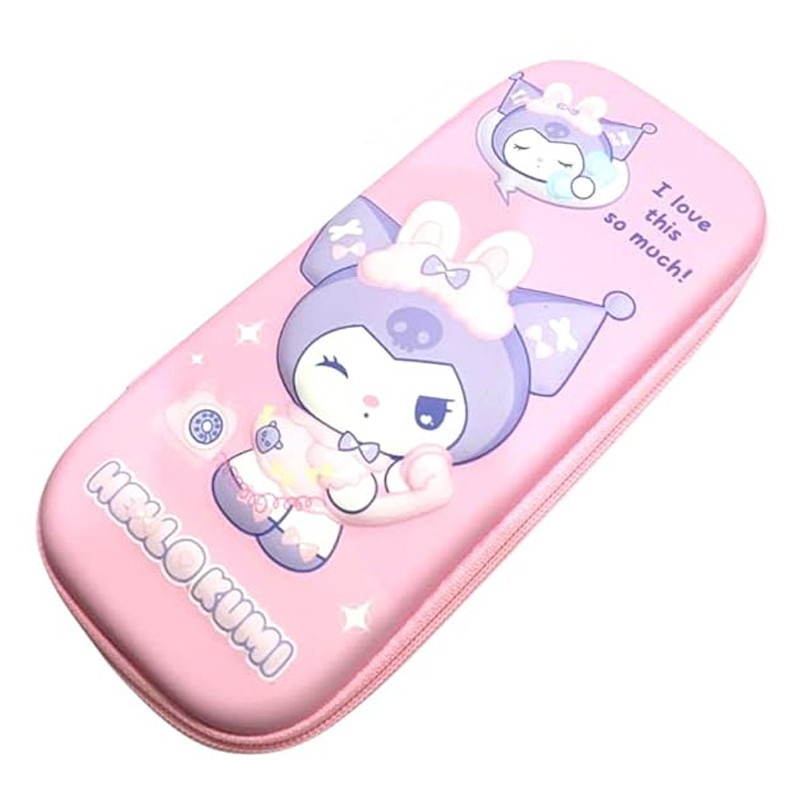 Trousse Scolaire Gerex Hello Kuromi Rose en Tunisie