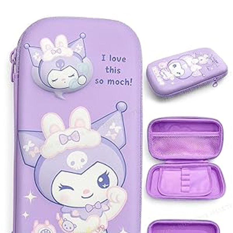 Trousse Scolaire Gerex Hello Kuromi Violet en Tunisie