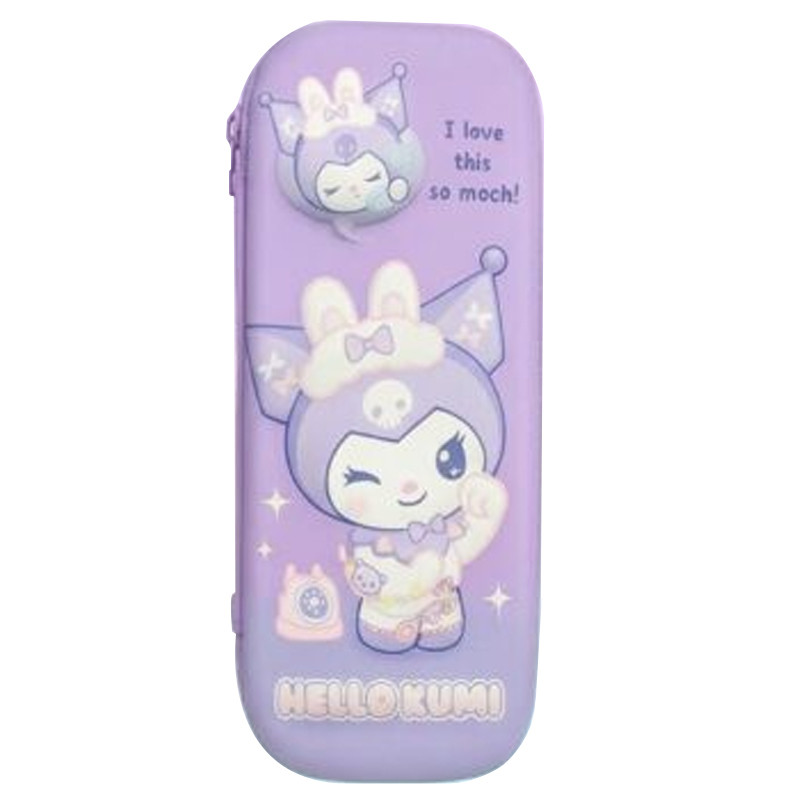 Trousse Scolaire Gerex Hello Kuromi Violet en Tunisie