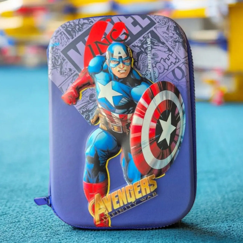 Trousse Scolaire Gerex Captain America Violet en Tunisie