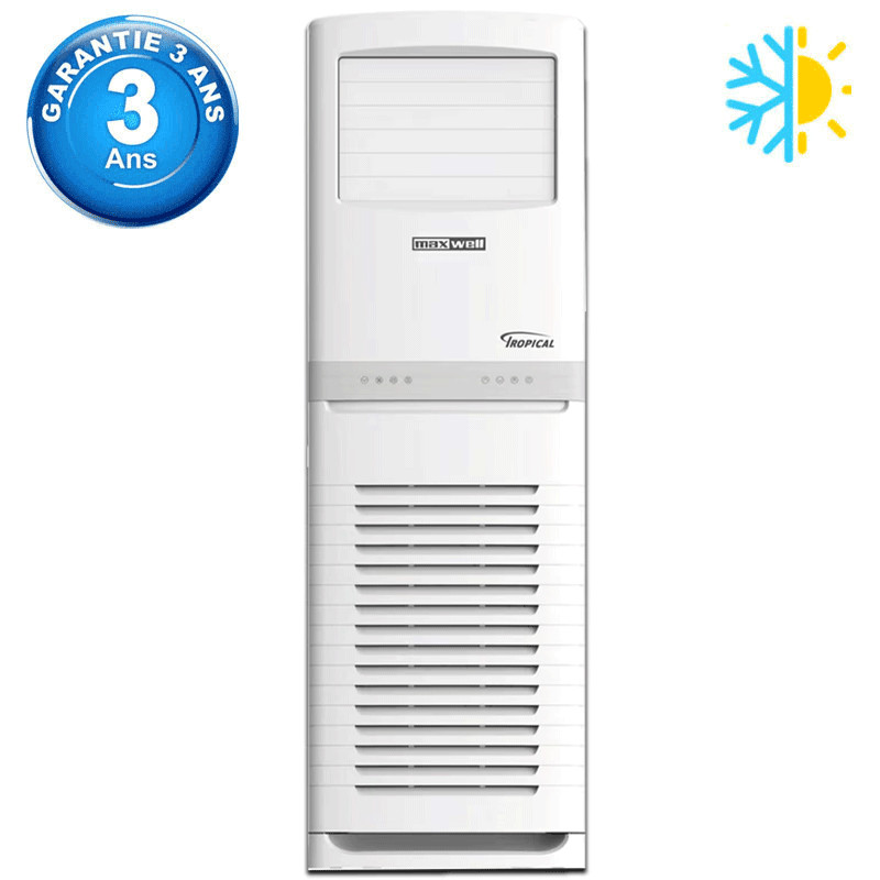 Climatiseur Armoire Maxwell MX-XAR36UT 36000 BTU Tropical Chaud Froid Blanc en Tunisie