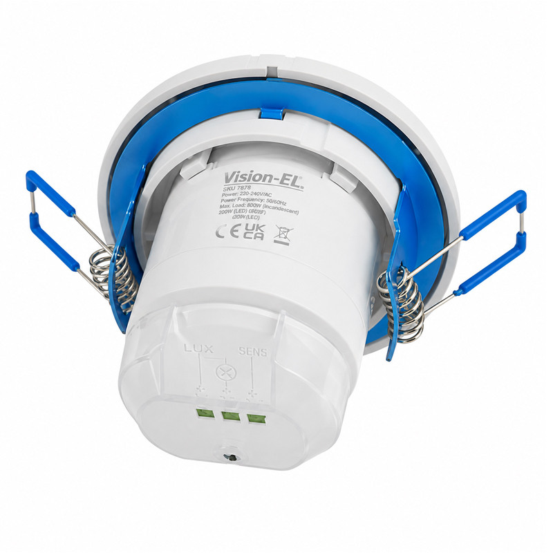 Détecteur de Mouvement Somef Usage Plafonnier Orientable 360°/8M IP20 Blanc en Tunisie