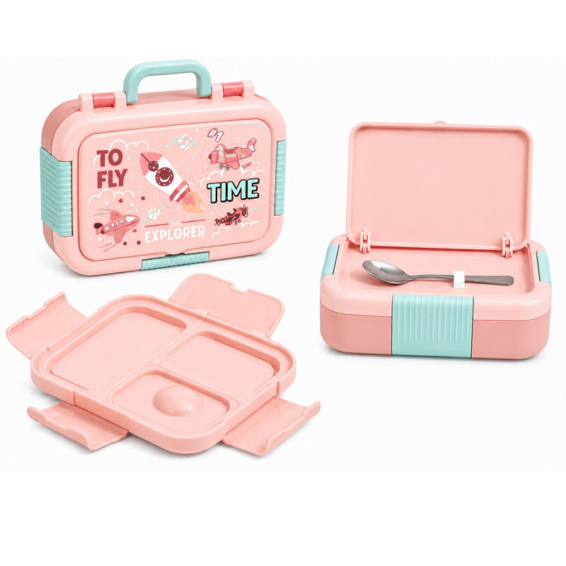 Lunch Box Gerex NO.2670 2 Grid 800ML Rose en Tunisie