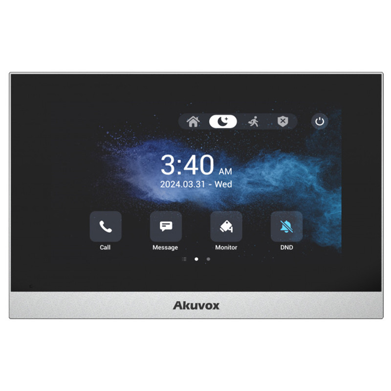 Kit Videophone Akuvox Somef 1 Poste Avec Plaque de Rue E12S + Swith Blanc en Tunisie