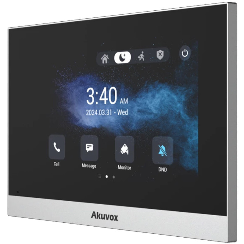 Kit Videophone Akuvox Somef 1 Poste Avec Plaque de Rue E12S + Swith Blanc en Tunisie