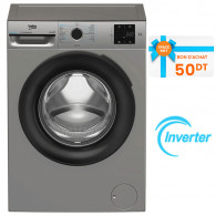 Machine à Laver Frontale Beko BM3WFT38200BS Inverter 8Kg Gris en Tunisie