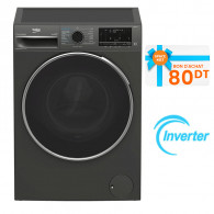 Lavante Séchante Beko B5DFT810542MG Inverter 10.5Kg Gris en Tunisie