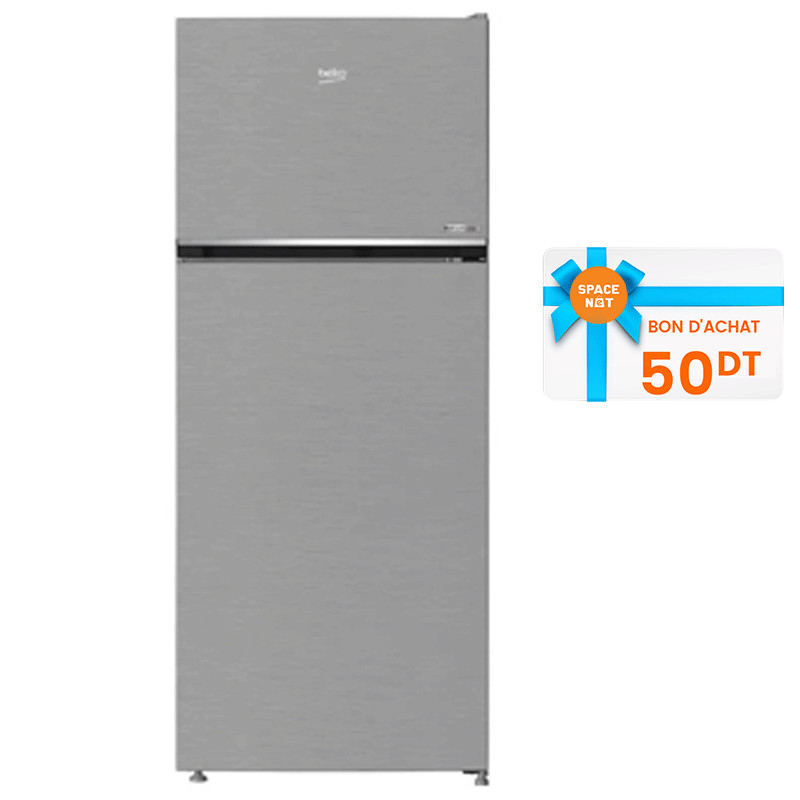Réfrigérateur Beko RDNG491M20SXB Inverter  420L NoFrost Silver en Tunisie