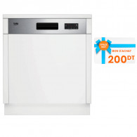 Beko Lave Vaisselle Encastrable BDSN153E3X 13 Couverts Blanc en Tunisie