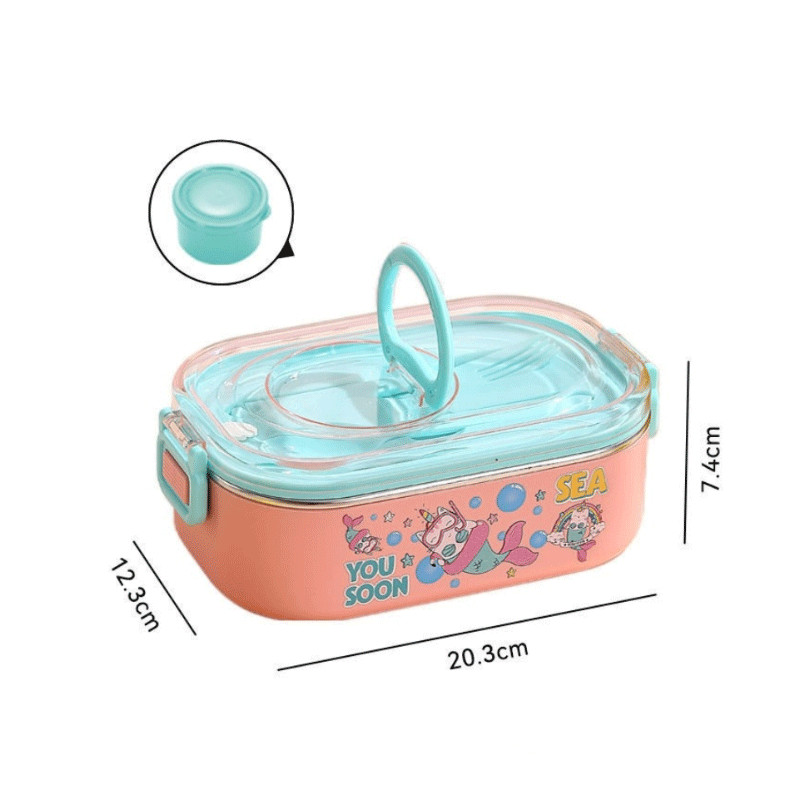 Lunch Box Gerex Double Grid NO.2685 900ML Rose en Tunisie
