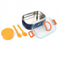Lunch Box Gerex Double Grid NO.2685 900ML Orange en Tunisie