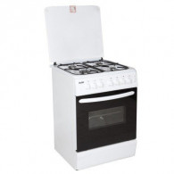 Cuisiniere Klass +Rôtissoire 60cm 4 Feux Blanc
