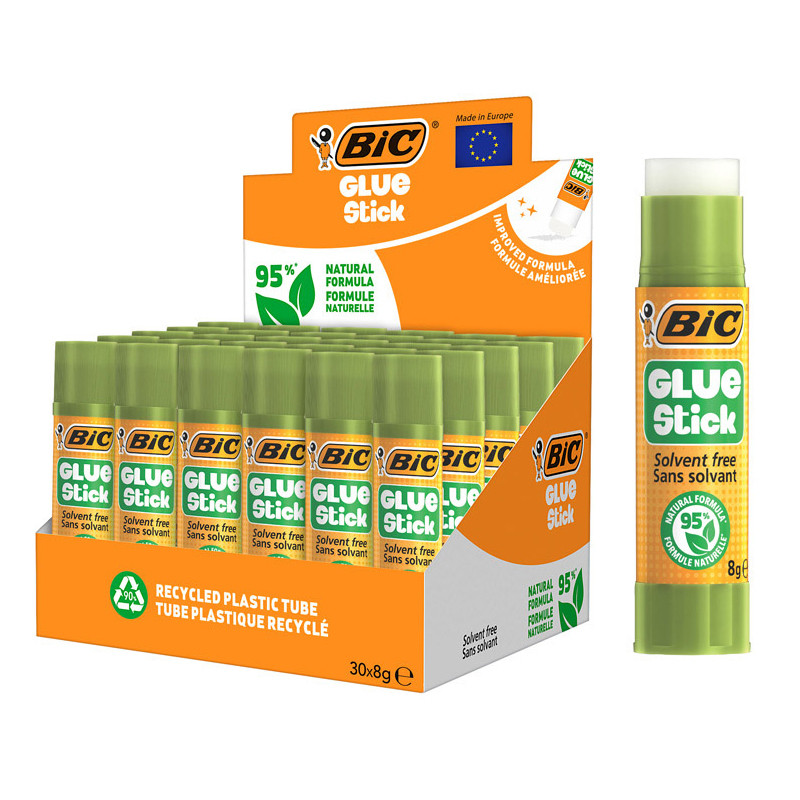 30 Bâtons de Colle Stick Bic Glue Stick 8G en Tunisie
