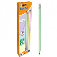 12 Crayons Graphite Bic Evolution Pastel Hb EN Tunisie