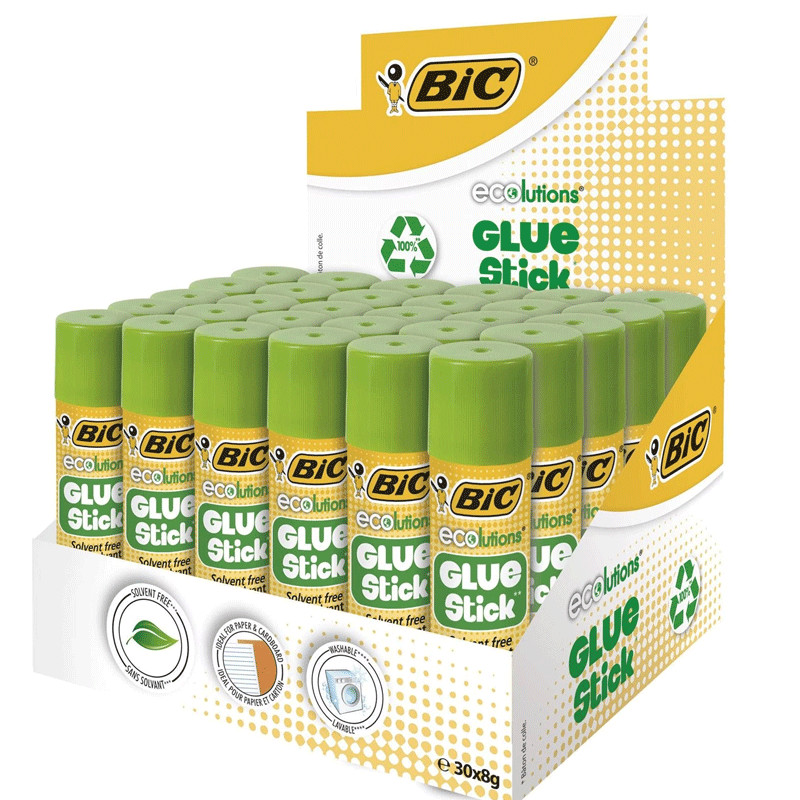 30 Bâtons De Colle Stick Bic Glue Stick 8G en Tunisie