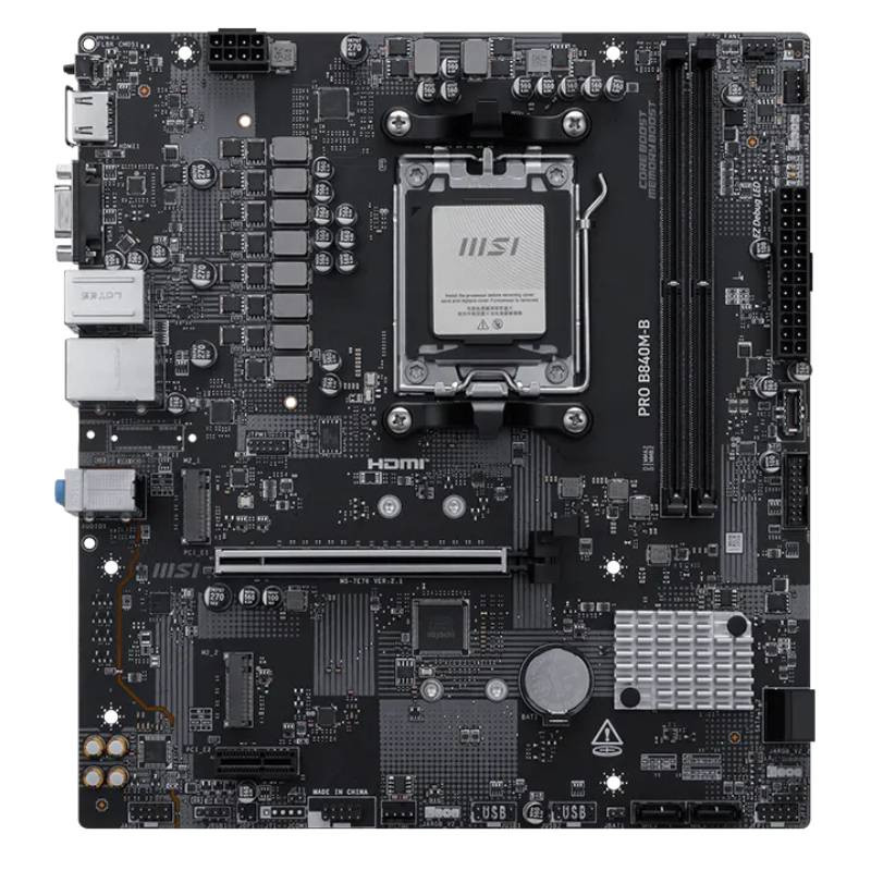 Carte Mère MSI Pro B840M-B DDR5 AM5 En Tunisie