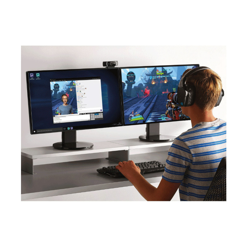 Webcam Logitech C922 Pro Full HD 1080p Avec Deux Microphones Omnidirectionnels Noir en Tunisie