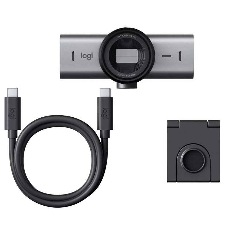 Webcam Logitech MX Brio Ultra HD 3840P Graphite En Tunisie