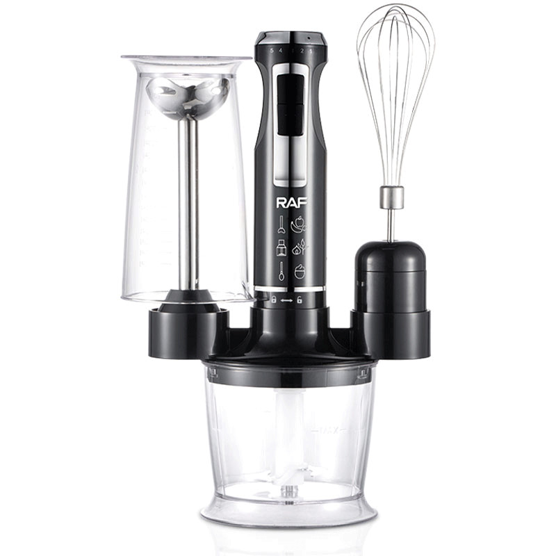 Mixeur Plongeant 4EN1RAF R-3010 1600W Noir en Tunisie