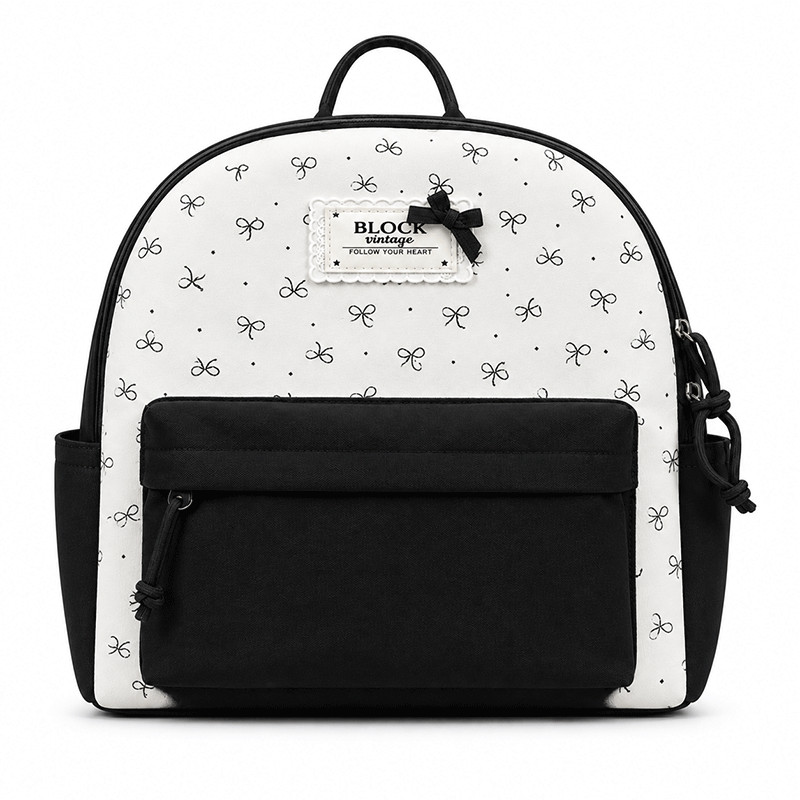 Sac à Dos Scolaire Gerex EK15-9-2 Blanc & Noir en Tunisie
