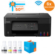 Imprimante Canon Multifonction Pixma G3430 Jet d'Encre Couleurs Wifi Noir