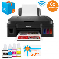 Imprimante à Réservoir Intégré Canon Pixima G3410 3en1 Couleur Wi-Fi Noir en Tunisie