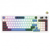 Clavier Gamer Mécanique Redragon K719 Galatin Pro RGB Blanc & Vert En Tunisie