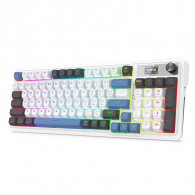 Clavier Gamer Mécanique Redragon K719 Galatin Pro RGB Blanc & Vert En Tunisie
