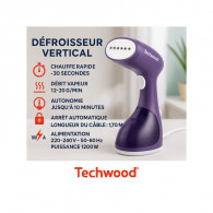 Défroisseur à Main Techwood TDV-1203 1200W Violet en Tunisie