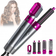 Sèche Cheveux 5En1 Hot Air Styler YX-818 1000W Rose En Tunisie