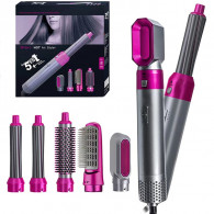 Sèche Cheveux 5En1 Hot Air Styler YX-818 1000W Rose En Tunisie