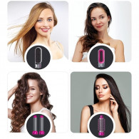 Sèche Cheveux 5En1 Hot Air Styler YX-818 1000W Rose En Tunisie