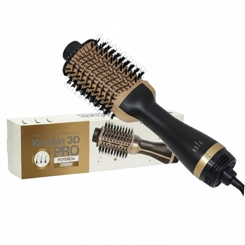 Brosse Soufflante Keratin 3D Pro 2000W Gold En Tunisie
