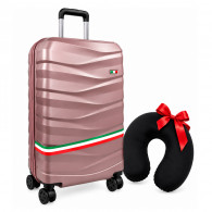 Valise Franco Grand Modèle Rose Gold en Tunisie