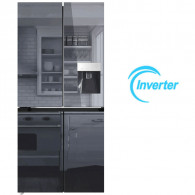 Réfrigérateur Side by Side Hyundai HYN-84RF4DM Inverter 436L NoFrost Verre Miroitée en Tunisie