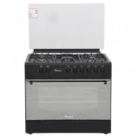 Cuisinière à Gaz Procook TG6950NF 5 Feux Noir en Tunisie