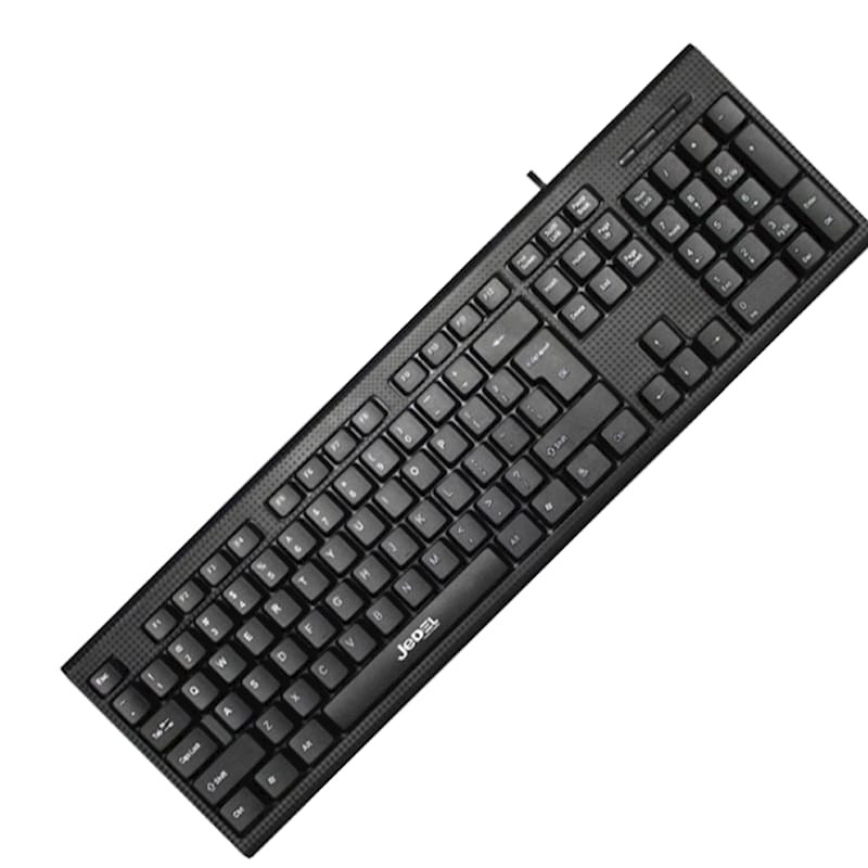 Clavier Filaire Jedel K19 USB Noir en Tunisie
