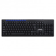 Clavier Filaire Jedel K611 Multimedia Noir