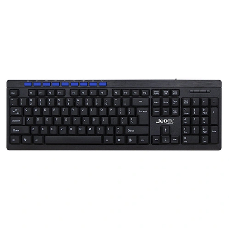 Clavier Filaire Jedel K611 Multimedia Noir
