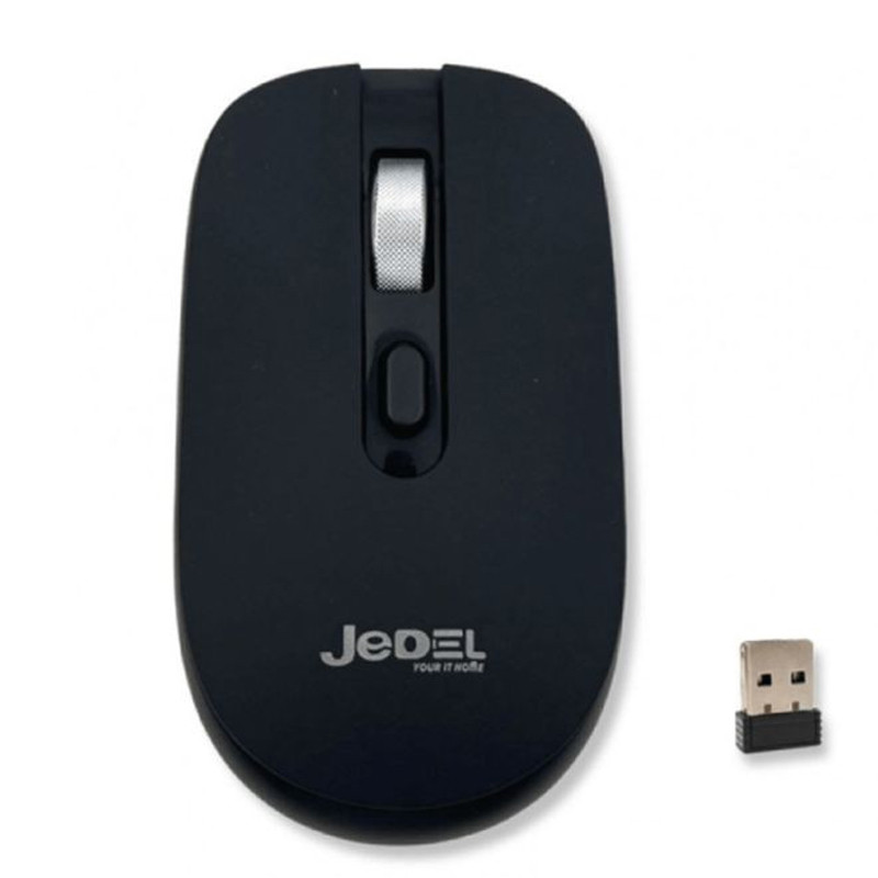 Souris Sans Fil Jedel Rechargeable WD100 Noir En Tunisie