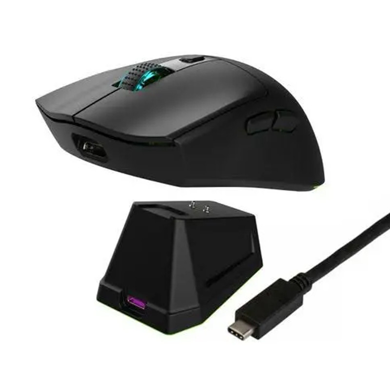 Souris Gamer Sans Fil Jedel WD139 Noir + Station De Charge Magnétique En Tunisie