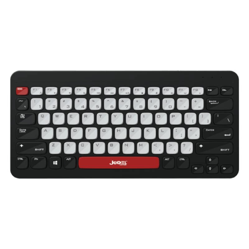 Ensemble Clavier & Souris Sans Fil Jedel WS681 Noir en Tunisie